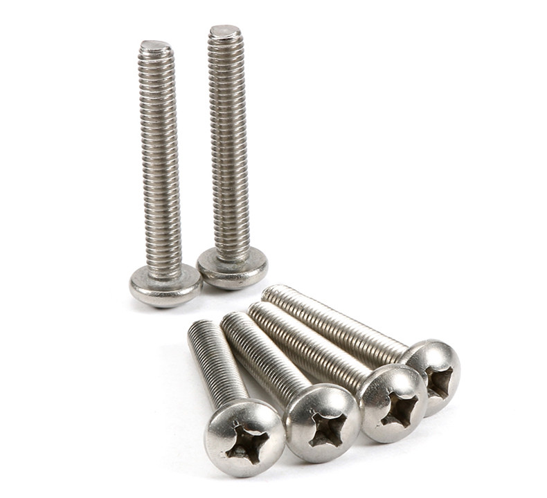Stainless Steel Pan Head Phillips Screws DIN7985 Stainless Steel Cross Recessed Pan Head Screws