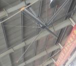 electric 6 blade Pole Mounted HVLS Fan