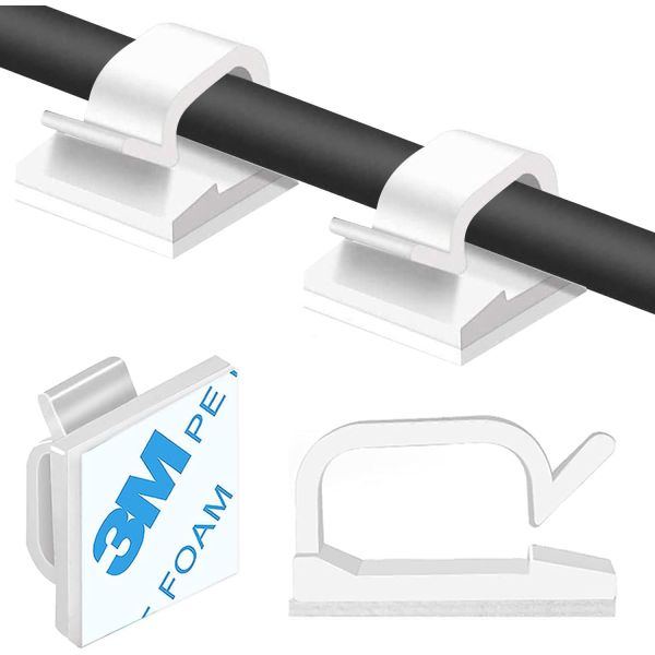 Indoor Cable Wire Clips Strong Stensile Strength Versatile Small