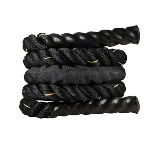 China Fitness Jump Rope Upgrade Weight-Bearing Jump Rope Polyester Nylon Thick Rope Enhanced Physical Fitness Training factory