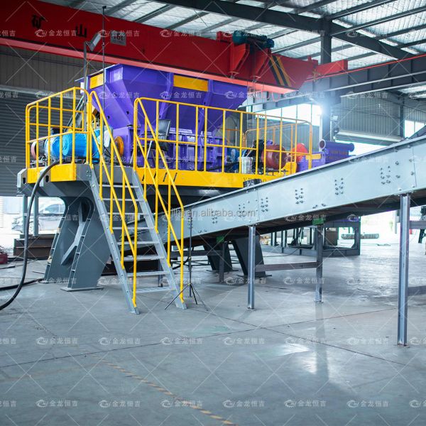 Industrial Scrap Engine Metal Car Shell Scrap Iron Steel Shredder Machine Double Shaft Shredder