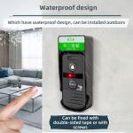 Holeless Mounting Smart Video Doorbell 4 Ringtones Duplex Talk