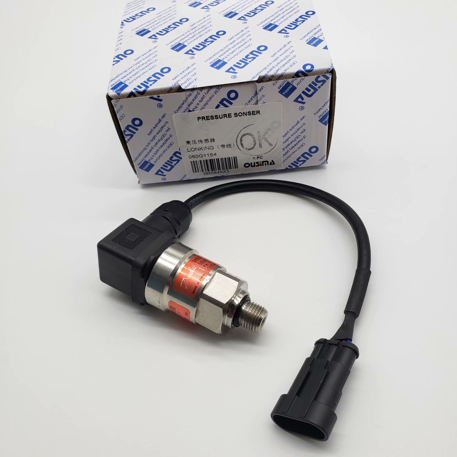 OUSIMA Pressure Sensor 060G1154 For LONKING Excavator Parts