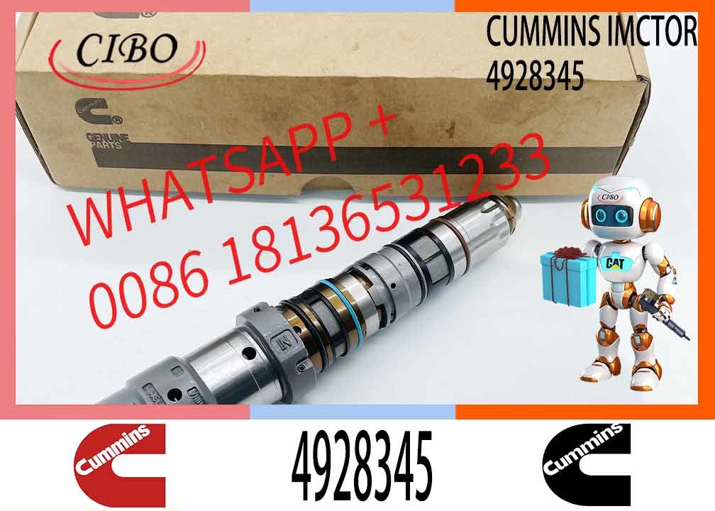 Diesel Engine Fuel Injector 4928345 4001830 4010029 For Cummins QSK23/45/60 Engine