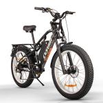 US EU STOCK Fat Tyre Mountain Electric Bike Full Suspension 48v 1000w Cysum M900