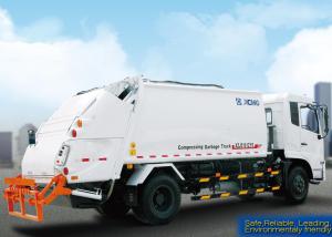 China Self Compress Rear Loader Garbage Truck factory