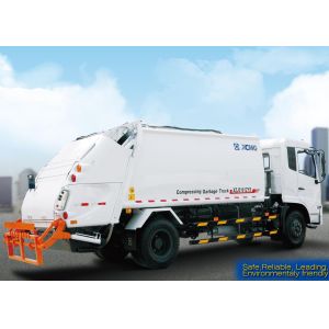 Self Compress Special Purpose Vehicles Rear Loader Garbage Truck