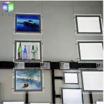 Ceiling Hanging Crystal Double Sided Led Light Box For Real Estate Window Sign
