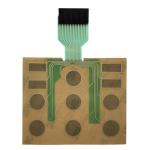 SGS PET Membrane Switch Silk Screen Printing Rubber Membrane Keypad