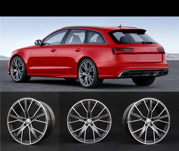 Machined Face Car Wheel Rims Aluminum Alloy 19 Inch 5 X 112