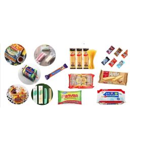 WZ-220 Cookie Hffs Horizontal Flow Wrapping Machine Customized Automatic Down