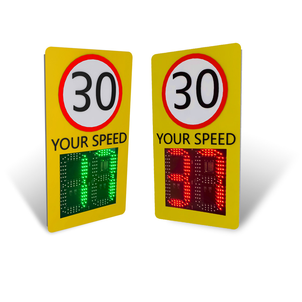 Traffic Sign Reflective Highway Solar Electric Warning Speed Radar Limited