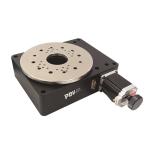 Black Anodized Low Profile Motorized Rotation Stage 180 : 1