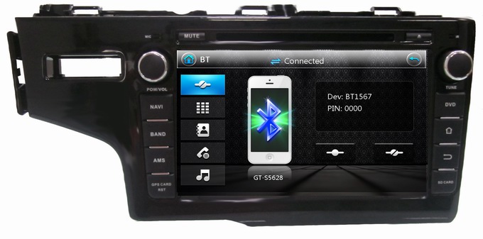 Ouchuangbo Auto DVD Stereo GPS Navigation for Honda Fit 2014 HD Video Bluetooth Digital TV RDS OCB-8039A