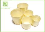 Disposable Pine Wooden Round Cup Mini Dessert Cup