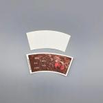 160gsm 167gsm Paper Cup Fan 100% Wood Pulp Raw Material PE Lined