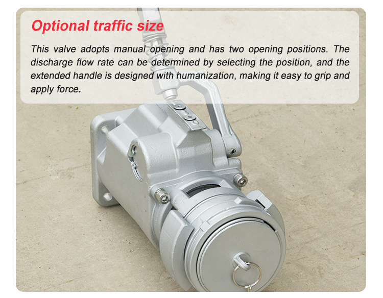 Oil Tanker Discharge Valve API 3 Inch Adaptor for -20 to 70 Degree Celsius Media Temperature and 0.6 Mpa Pressure