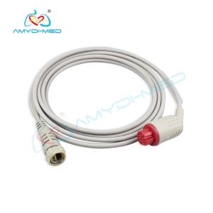 China IBP Invasive Blood Pressure Transducer Round 10 Pins Connector For Patient Monitor factory