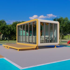 Fuqian Smart Apple Cabin Fast Construted Waterproof Steel Sandwich Panel