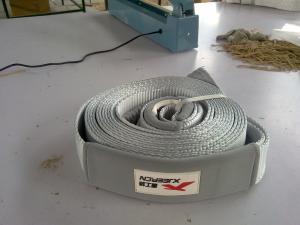 China Personalized Logo Truck Recovery Straps Winch Extension Straps MBS 8000 KG 75mm factory