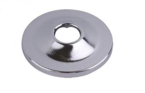 China Bathroom Metal Furniture Fittings Shower Rod End Flanges Precise Design factory