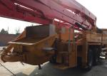Old Putzmeister 36m Used Concrete Pump Truck with Isuzu Chassis Excellent