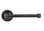E Coated Industrial Pipe Fitting Wall Shelf , NPT / BSPT Thread Toilet Paper