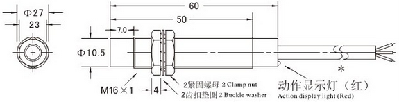 LJ16A3-5-Z/EX M16 PNP NO 3-wire 1DC6-36V 1-5mm Magnetic Proximity Sensor waterproof