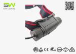 Zoomable Headlamp With Red Warning Rear Lamp Outdoor Safety Search Rescue