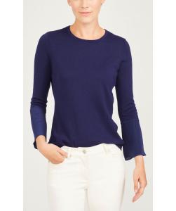 China WOMEN'S 60% cotton/20% viscose/15% nylon/5% cashmere KNITTED SWEATER PULLOVER factory