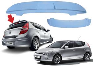 China Supplier High Stability Universal Rear Spoiler For Hyundai I30 Hatchback 2009 - 2015 factory