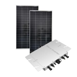 China Silver Waterproof Solar Panel 1200w Micro Photovoltaic Inverter factory
