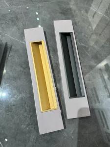 China ​Ergonomic Slim Aluminum Hidden Handles Anti-Fingerprint Finish factory