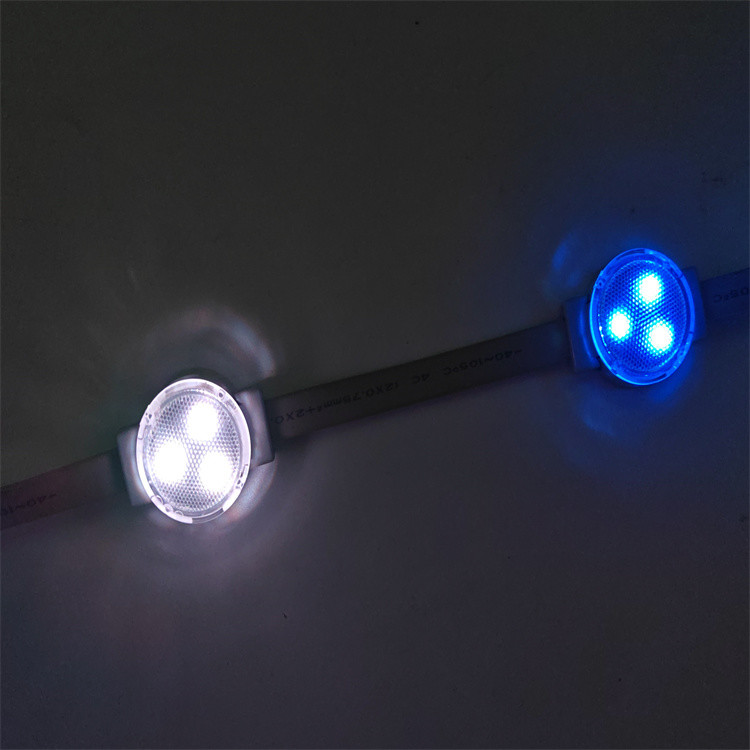 Factory Lighting 30mm Pixel 12v IP67 Outdoor Permanent Christmas Holiday RGB Led Pixel Point Lights