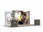 Easy Tube Creative Trade Show Displays Reusable Single Double Side Design