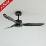 App-Controlled Waterproof IP44 Outdoor Ceiling Fan with ABS Blades and Smart