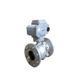Straight Through Type Electric Control Valve Flange Connection Electric V Port