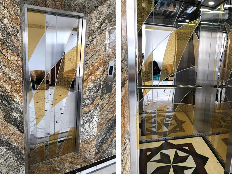 Grade 304 316 Mirror Etched Stainless Steel Elevator Door Sheet Panel Customized Patterns