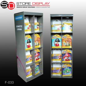 China Custom cardboard book display stand with compartments for books factory