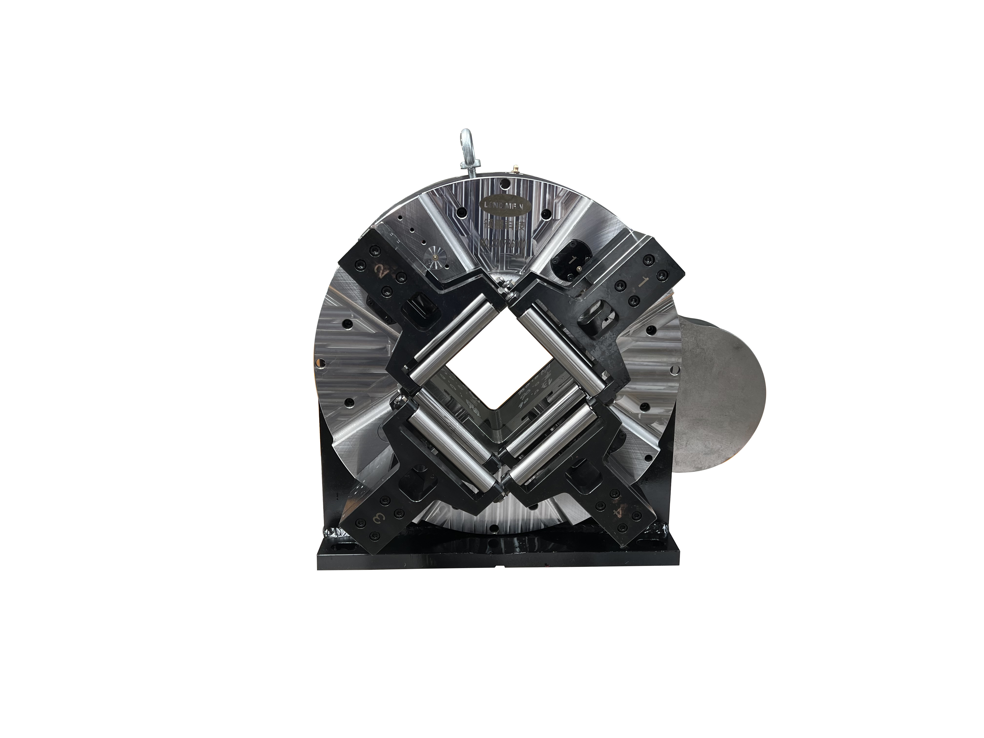 Pneumatic Professional Rotate Air Square Chuck For Laser Pipe Cutting