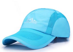 China Royal Blue Mesh Trucker Baseball Caps , Soft Touch Low Profile Trucker Hat factory