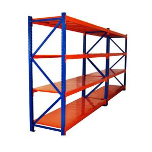 China Boltless 4 Layer Heavy Duty Storage Shelves Q235 Cold Rolled Steel factory