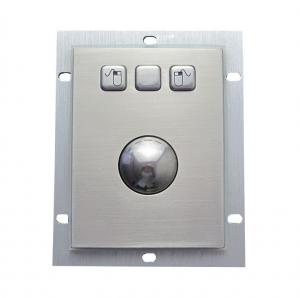 China 38.mm trackball mouse pointing device with metal panel mounting, USB or PS/2 interface factory