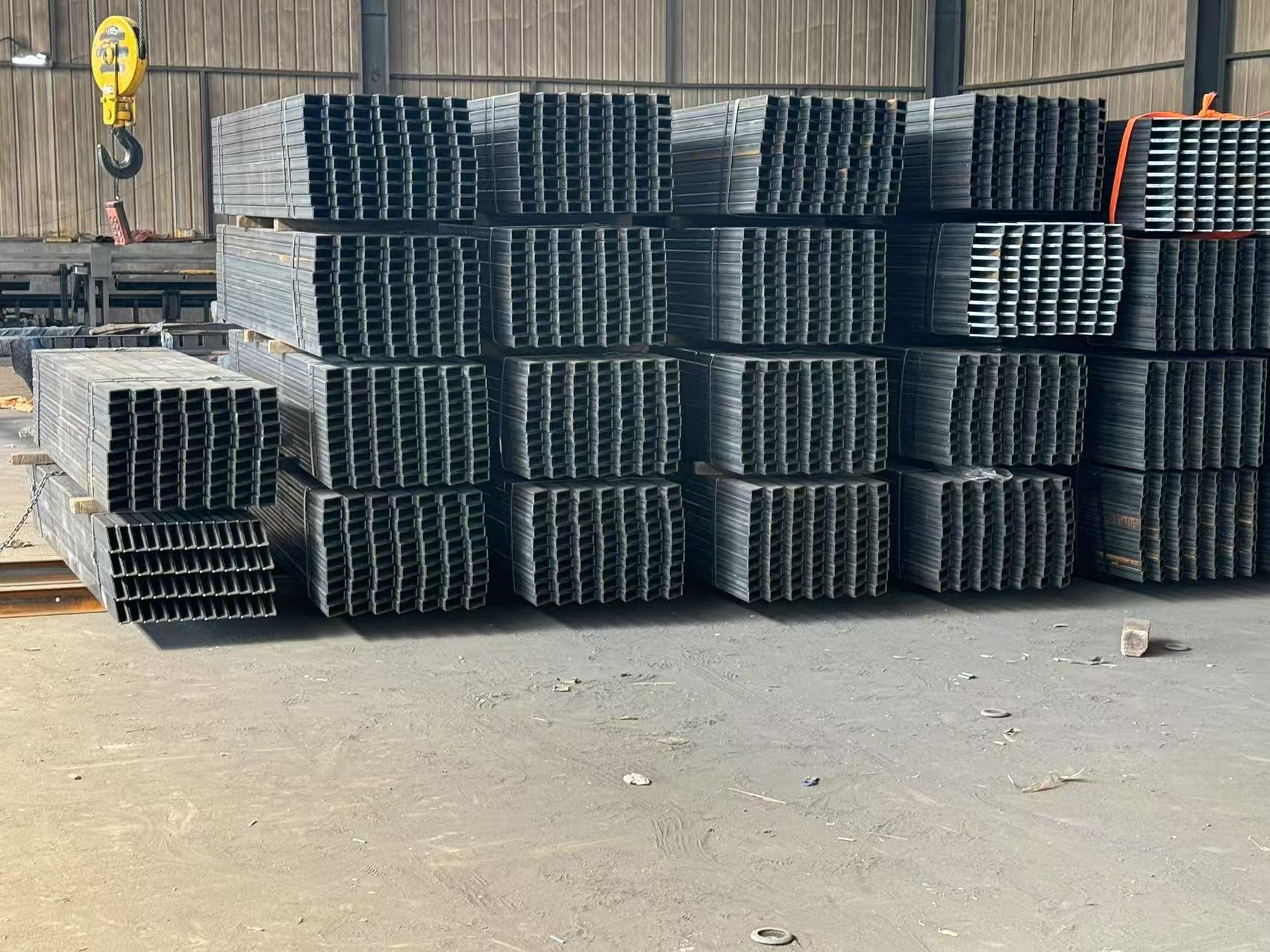 Galvanized Rectangular Steel Tubing Anti Corrosion Rectangular Hollow Tube For Construction
