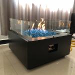 Outdoor Rectangular Wood Burning Fire Pit 400mm