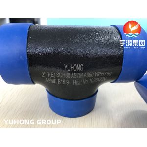 China STEEL PIPE FITTINGS A860 WPHY60 WPHY52 WPHY65 ELBOW TEE BW B16.9 MSS SP-75 on sale