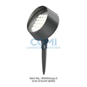 China RAL9023 Color Outdoor LED Flood Lights Aluminum Housing With Ground Spike factory