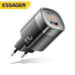 USB A Type C GaN Chargers Mini Fast Charging 33W With Cable EU Standard