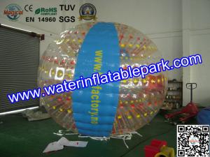 China Rolling Human Zorb Ball Rental For Inflatable Aqua Park , Water Polo Ball factory