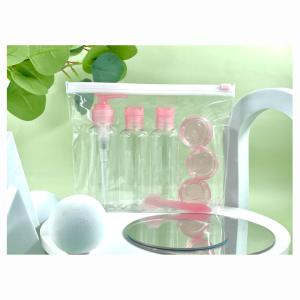China PET Plastic Bottle and Cream Jar Travel Set for Packaging Cosmetics Skincare Products factory